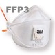 3M 9332+ Respirator de particule Aura FFP3